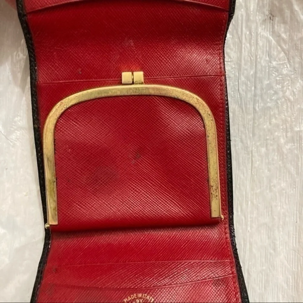 Gucci black vintage wallet rare - Picture 8 of 15